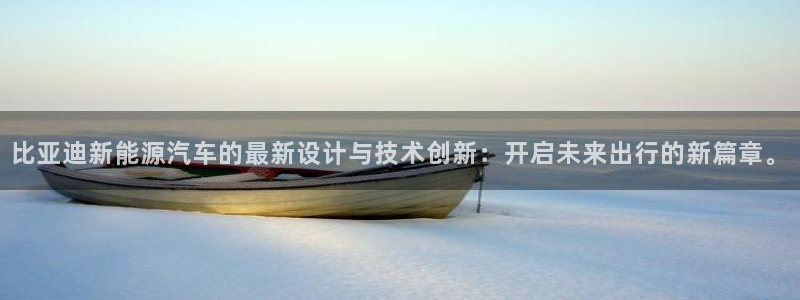 新宝gg-:比亚迪新能源汽车的最新设计与技术创新:开启未来出