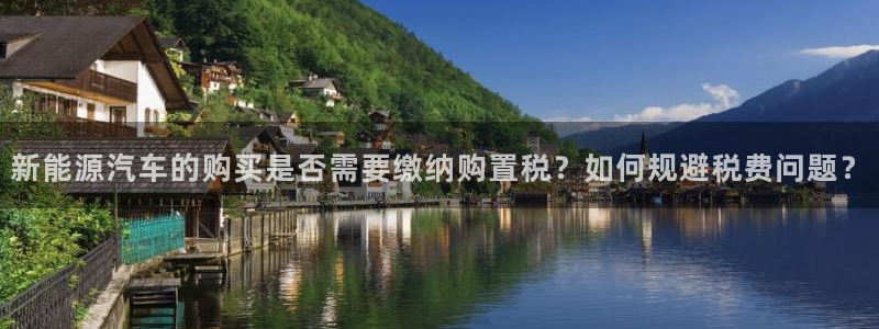 新宝 -gg登录:新能源汽车的购买是否需要缴纳购置税?如何规