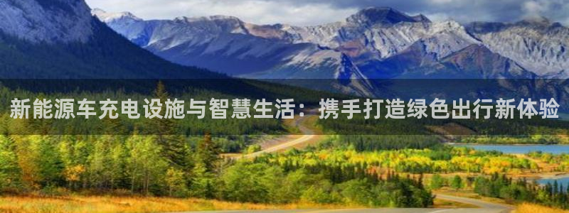 新宝gg登:新能源车充电设施与智慧生活:携手打造绿色出行新体