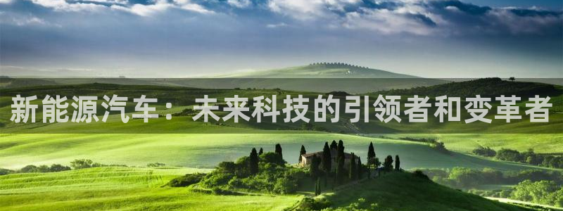 新宝gg 创:新能源汽车:未来科技的引领者和变革者